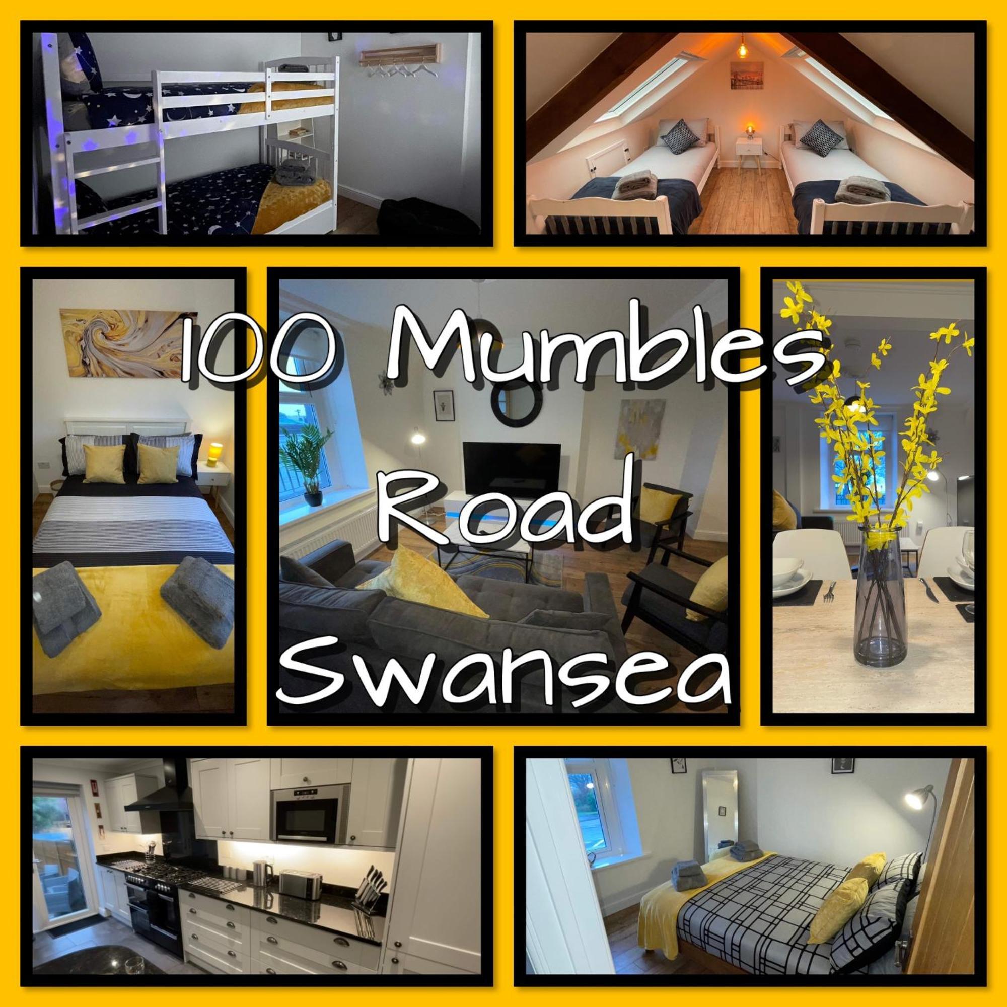 Casa One Hundred - A Beautiful 4 Bed House On The Beach Front Swansea Buitenkant foto